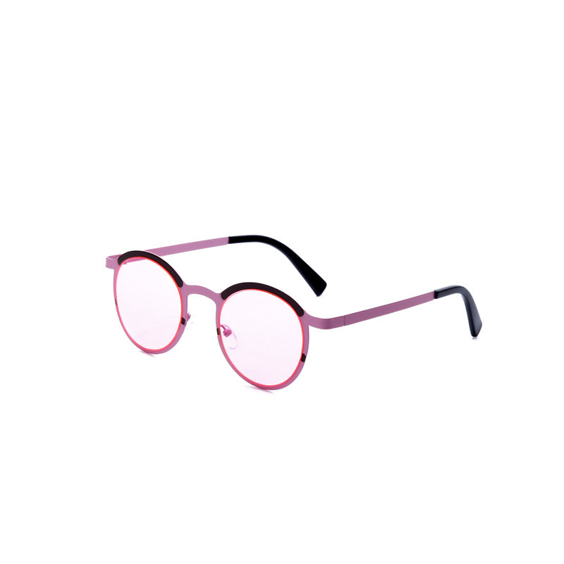 Wholesale Stainless Steel Color Matching PC Sunglasses